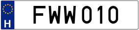 Truck License Plate